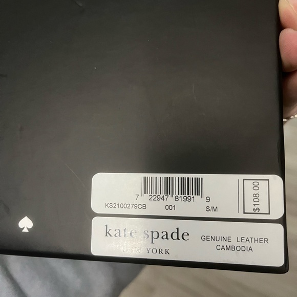 Kate Spade adjustable Bow Belt Bag size s/m genuine leather NWT NIB - Picture 3 of 8